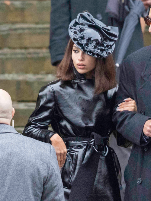 Zoe Kravitz films scenes on the set of 