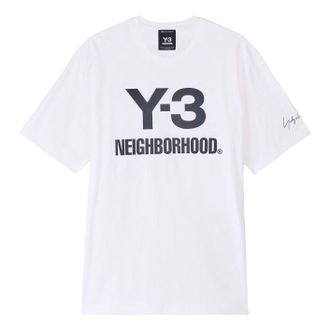 adidas Y-3 NBHD Logo T-shirt Core White JX7449