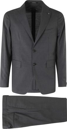 Tagliatore Montecarlo Suit - Heren - Business pakken - Grijs - S - Wol - Kostuums
