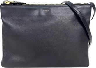 Celine Pre-owned Vintage Schoudertas - Dames - Vintage Schoudertas - Zwart - ONE Size - Leer - Vintage