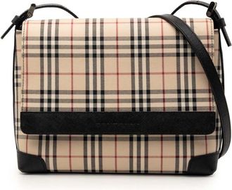 Burberry Pre-owned Burberry House Check Canvas Flap Crossbody Ladies ZMA804OQR6S1LQ9M