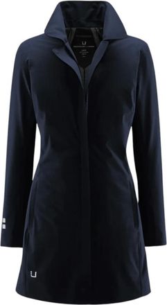 UBR Ubr, Jassen, Dames, Blauw, M, Leer, Tailored Parka