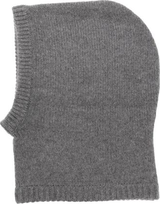Soft Goat Cashmere Balaclava - Dames - Hoeden - Grijs - ONE Size - Kasjmier - Accessoires