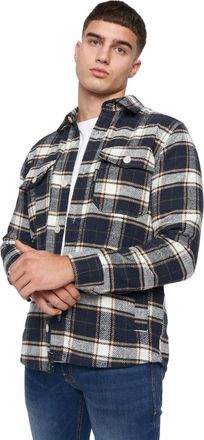 Duck and Cover Heren Francore Geruit Overhemd (Marine)