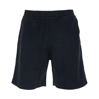 Givenchy Korte Broeken, Heren, Zwart, M, Katoen, Bermuda Shorts in Fleece with Paris Grosgrain