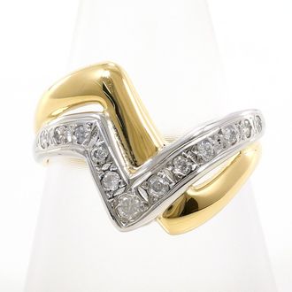 C&A Platinum Yellow Gold Yellow Gold (18K) Platinum 850 Band Ring (Pre-Owned)