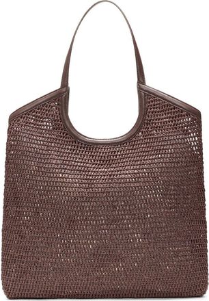 MZ Wallace Large Georgica Crochet Tote in Brown Crochet at Nordstrom