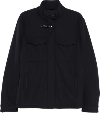 Fay Short Field Jacket - Heren - Zomerjassen - Zwart - L - Polyester - Jassen