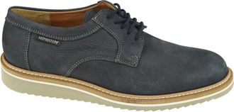 Mephisto Dynamische en lichte herenschoen met veters - Heren - Veterschoenen - Blauw - 42 1/2 EU - Leer - Schoenen