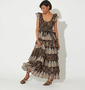 Cleobella Athena Ankle Dress In Multi