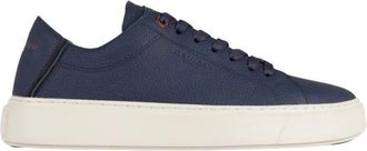 Alexander Smith London - Heren - Sneakers - Blauw - 41 EU - Leer - Schoenen