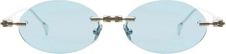 Kuboraum Mask H62 - Dames - Zonnebrillen - Geel - ONE Size - Accessoires