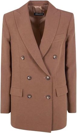 DRHOPE Double Breasted Blazer Jacket