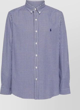Polo Ralph Lauren fitted checkered sport shirt with button-down collar