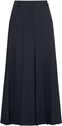 Maison Common Trousers Skirt In Cool Wool in Black at Nordstrom, Size 32