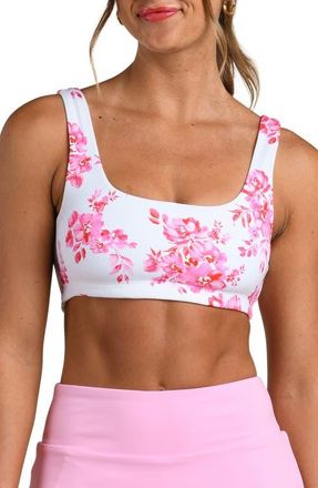 La Blanca Rally Rose Sports Bra in White at Nordstrom, Size X-Small