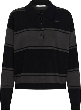 Gestuz Tops, Dames, Zwart, S, Polyester, GZsilda Poloshirt