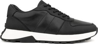 Sergio Moretti zwarte casual vrijetijdsschoen - Heren - Sneakers - Zwart - 45 EU - Schoenen