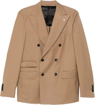 L.B.M. 1911 Blazer doppiopetto - Marrone