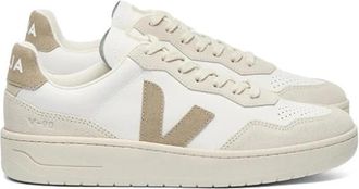 Veja V-90 Leather - Dames - Sneakers - Wit - 42 EU - Katoen - Schoenen