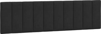 vidaXL Cabecero De Cama Acolchado Terciopelo Negro 180 Cm Vidaxl