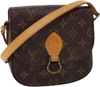 Louis Vuitton Pre-owned Cross Body Bags, female, Brown, Size: ONE SIZE Pre-owned Canvas Cross Body Bag