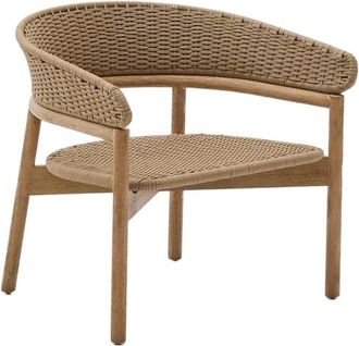 K Home Massiver Premium In-/Outdoor Loungesessel Arinello mit Armlehnen