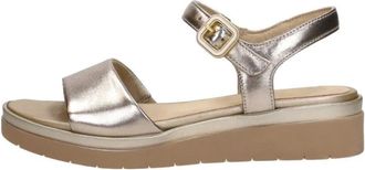 Tamaris Comfort Sandal - Dames - Sleehakken - Geel - 37 EU - Leer - Schoenen