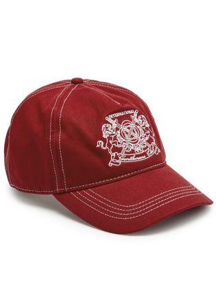Craftd London Gentlemans Club Cotton-twill cap - Red - One Size