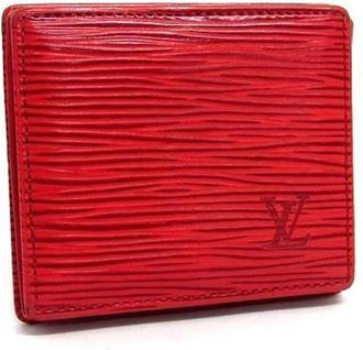 Louis Vuitton Castilian Red Epi Leather Coin Purse/Coin Case (Pre-Owned)