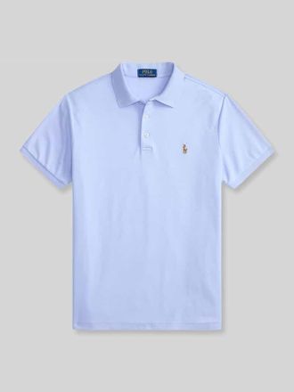 Polo Ralph Lauren Regular Fit Poloshirt aus reiner Baumwolle in Hellblau, Gr&ouml;&szlig;e XXL