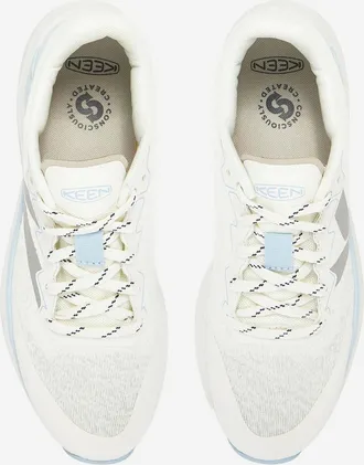 Keen Womens Sneakers Wk500 White Fabric And Rubber Trainers