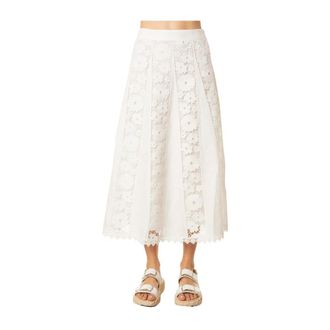 BERENICE Gonna Midi Jacinthe - - Skirts - Donna - Bianco - S