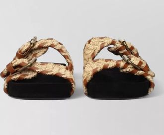 Isabel Marant raffia buckle sandals