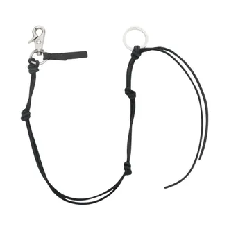 Our Legacy Keychains, unisex, Black, ONE SIZE, Ladon Leather Black