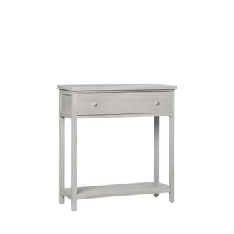 Klast Mueble recibidor de madera gris 80x85 cm