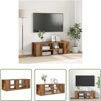 vidaXL Armadio tv - Set mobile TV Legno vecchio 102 x 35 x 35 cm Legno multistrato