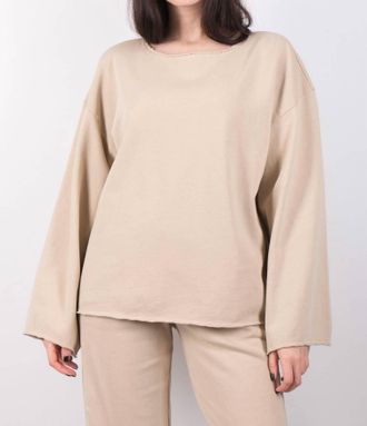 Dorothee Schumacher Natural Power Sweatshirt In Creamy Green