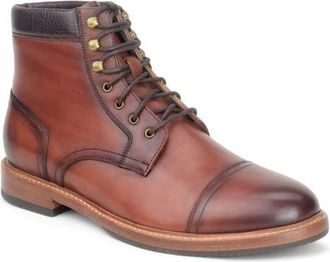 Warfield & Grand MMXXIV Cap Toe Boot in Cognac at Nordstrom, Size 11.5