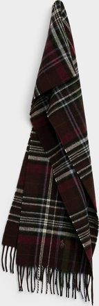 Polo Ralph Lauren Mens Recycled wool heritage check scarf