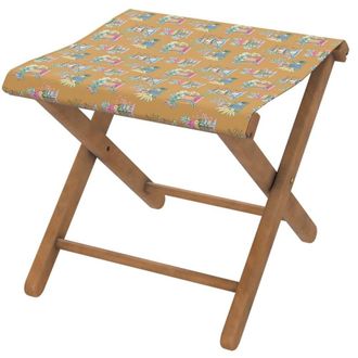 Vent de Boh&egrave;me Taburete plegable eucalipto tela outdoor templos tabaco