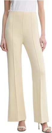Day Birger Et Mikkelsen Wagner Wijde Broek - Dames - Wijde Broeken - Beige - L - Polyester - Broeken