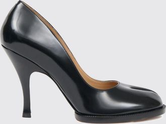 Maison Margiela D&eacute;collet&eacute; Tabi City in pelle spazzolata
