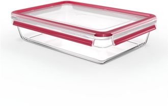 T-fal Masterseal Contenedor De Almacenamiento De Vidrio Transparente 3l