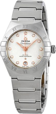 Omega Constellation Automatic Diamond Silver Dial Ladies Watch 131.10.29.20.52.001