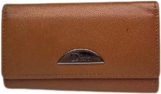 Dior Pre-owned Lederen Sleutelhouder - unisex - Vintage Accessoires - Oranje - ONE Size - Leer - Vintage