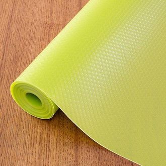 OEM 1 Revestimiento Estantes Impermeable Resistente Cajones, Papel Eva Antiadherente, Duradero, Lavable F&aacute;cil (45 Cm 300 Cm, Verde Fruta)