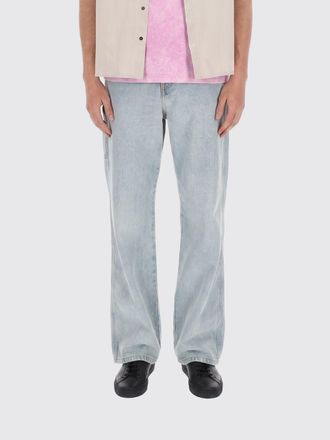 Msgm Jeans carpenter in denim di cotone