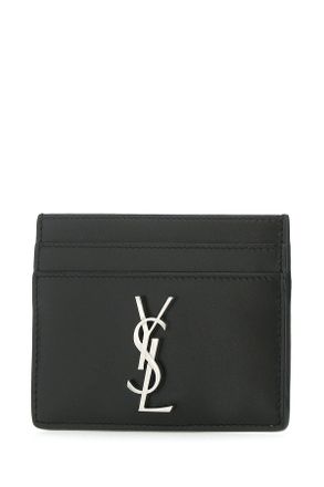 Saint Laurent Mens Ysl Pcc(172y)mono 1000 Leather Portafogli Wallet
