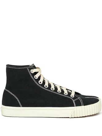 Maison Margiela Tabi high-top sneakers - Zwart